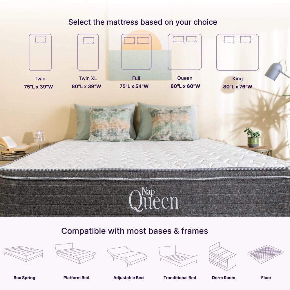 Victoria 12" Cooling Gel Hybrid Mattress