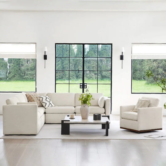 Mia Oversized Modular Sectional Fabric Sofa