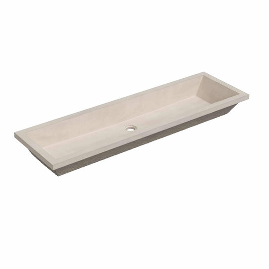 Arcata Nativestone Concrete Undermount Trough Bathroom Sink