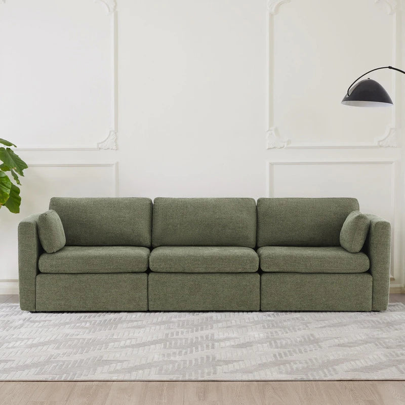 Mia Oversized Modular Sectional Fabric Sofa