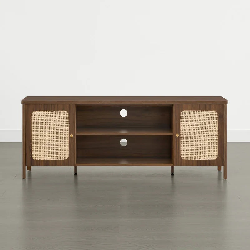 62" Bohemian TV Stand Modern Media Console Entertainment Center