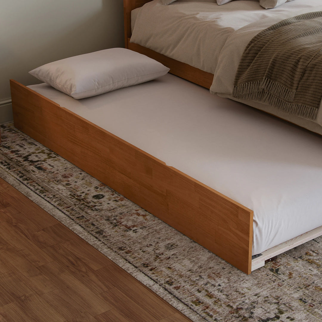 Madison Platform Bed with Matching Footboard & Trundle
