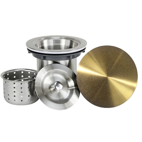 Kingsman 42 Inch Satin Gold Matte Stainless Steel Undermount 16-Gauge Kitchen Sink Single Bowl