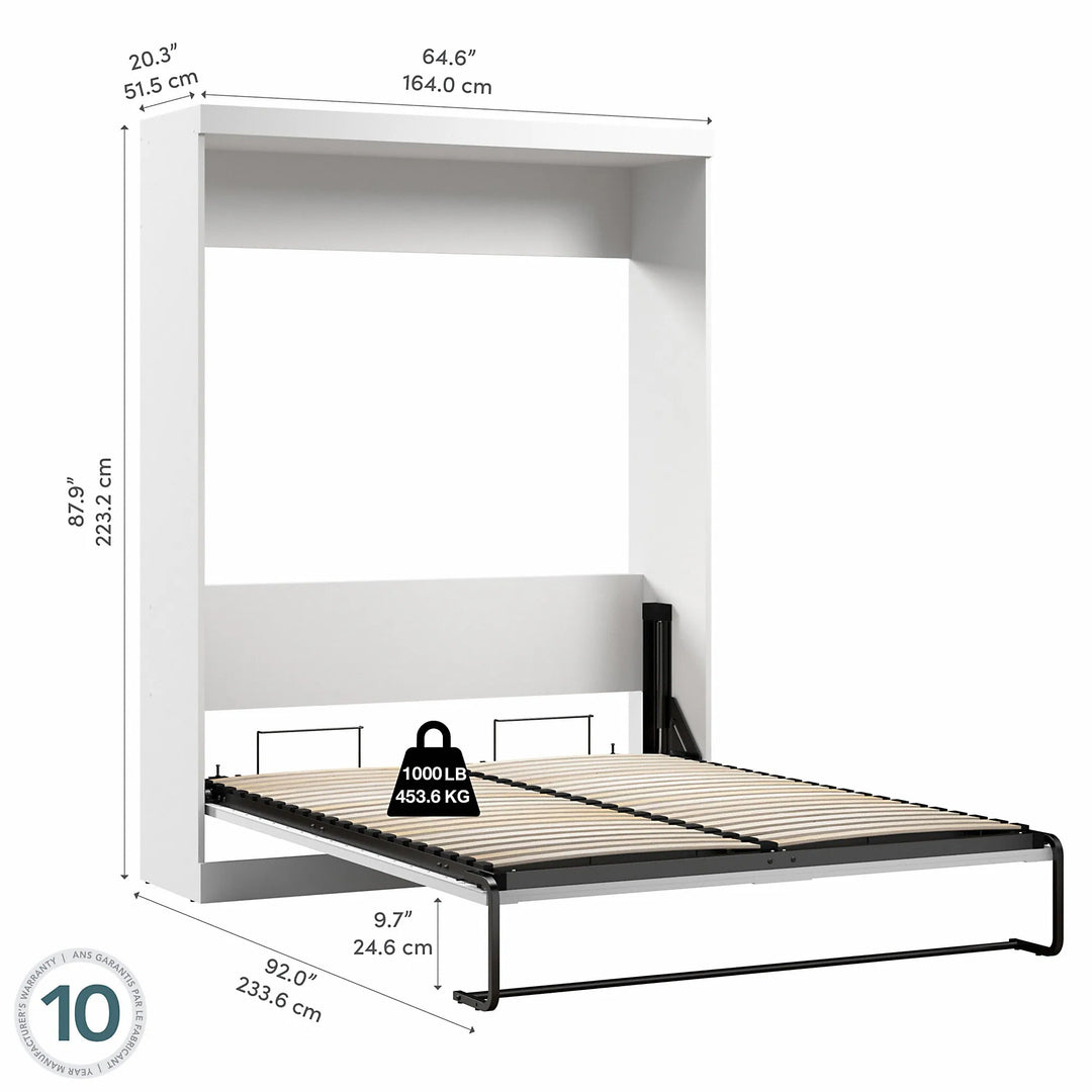 Pur 65W Queen Murphy Bed for Multipurpose Room by