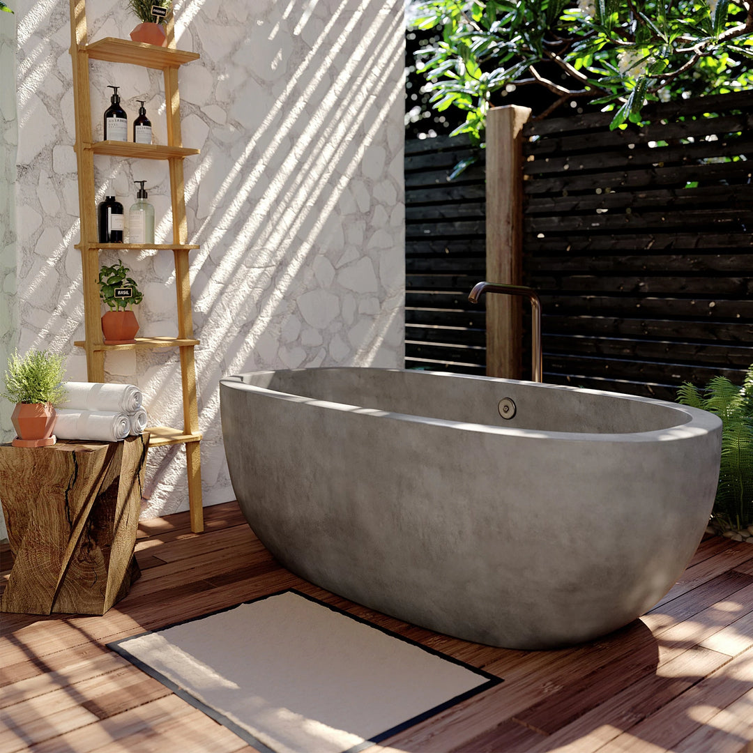 Avalon Nativestone Freestanding Soaking Tub