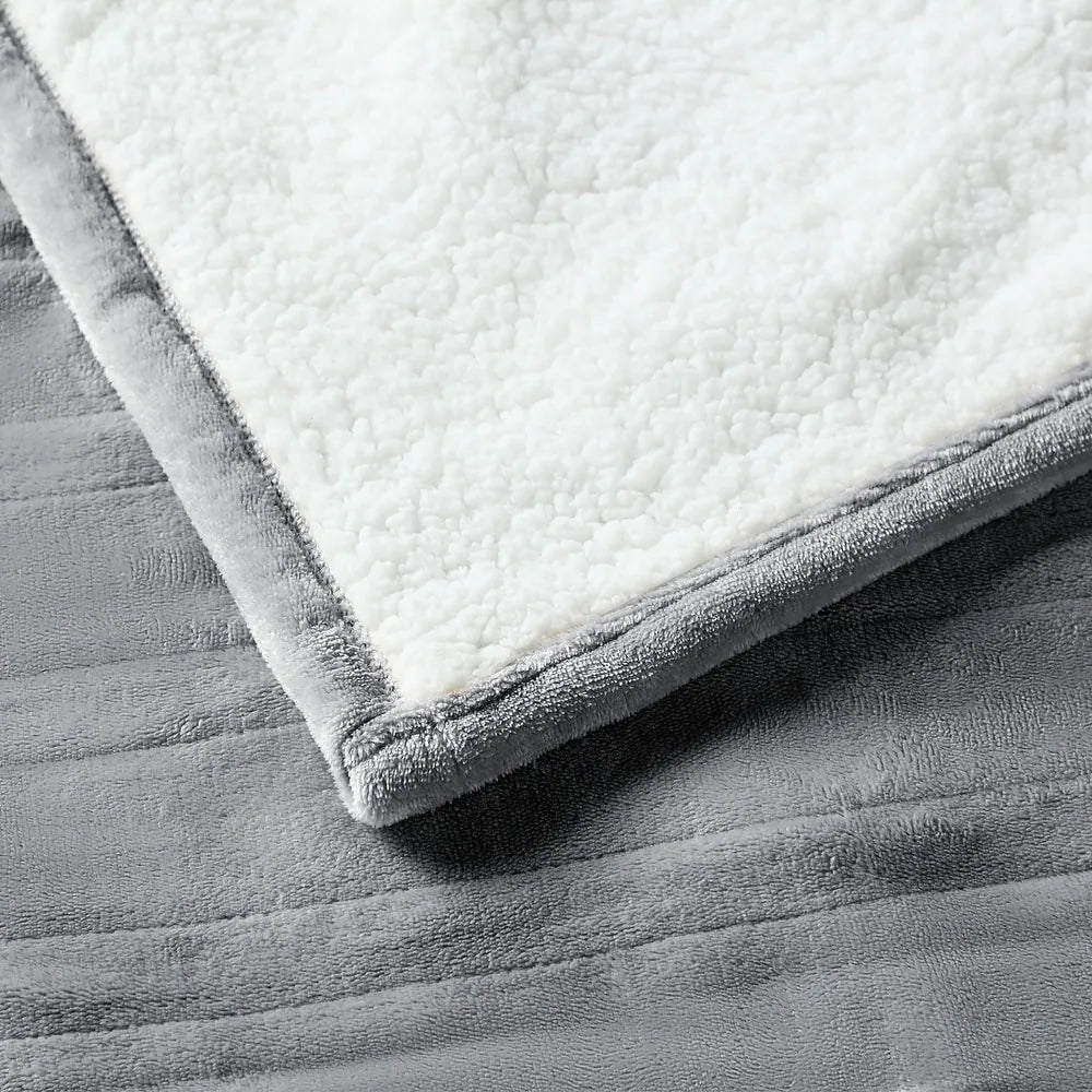 Flannel Electric Heated Blanket with Controller