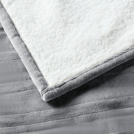 Flannel Electric Heated Blanket with Controller