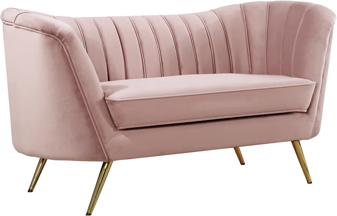 Tiberius 65'' Velvet Loveseat