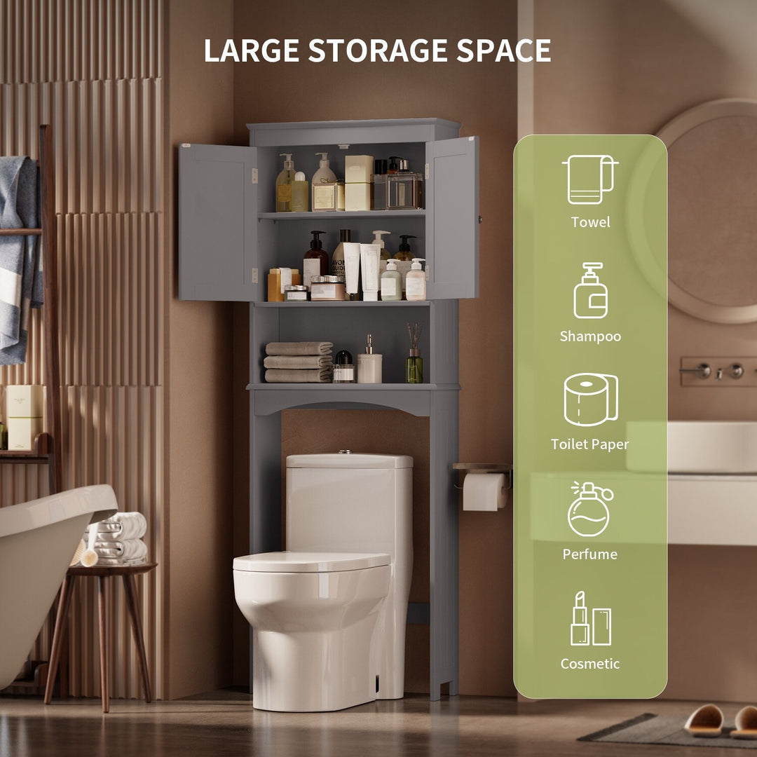 Bathroom Storage Cabinet, Toilet Storage Cabinet, Bathroom Shelf over the Toilet, Space Saver Toilet