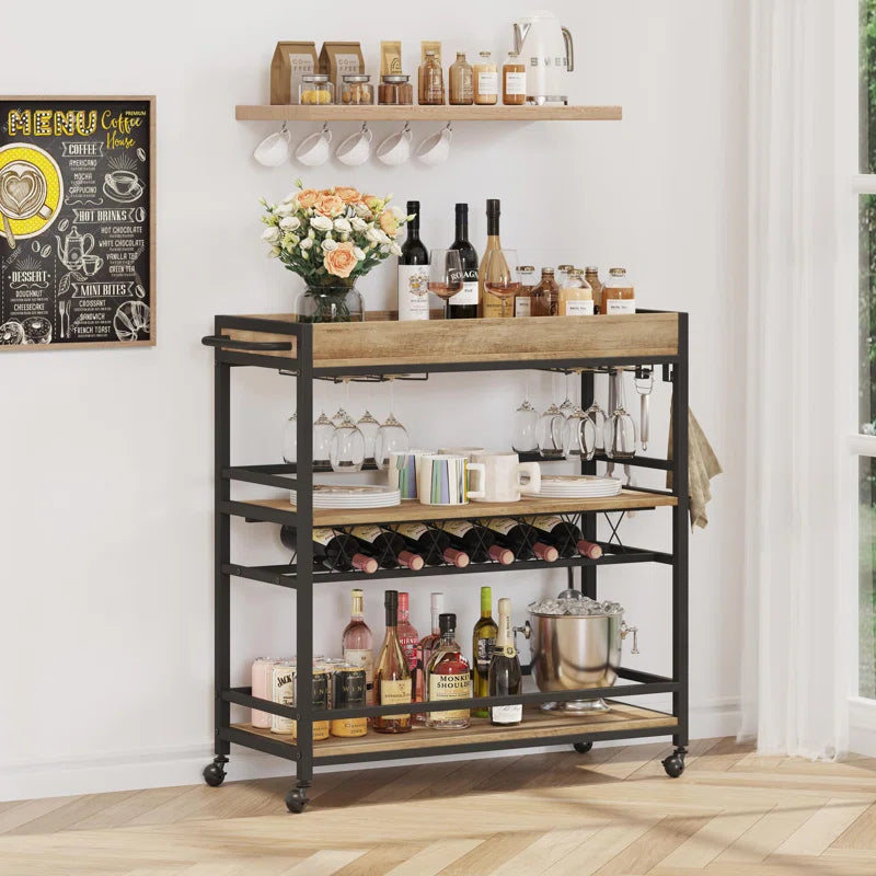 Aust Metal Bar Cart