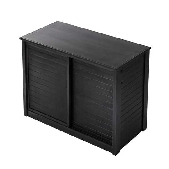 Ecoflex Large Reptile Enclosure with Matching Cabinet Stand Set in Black