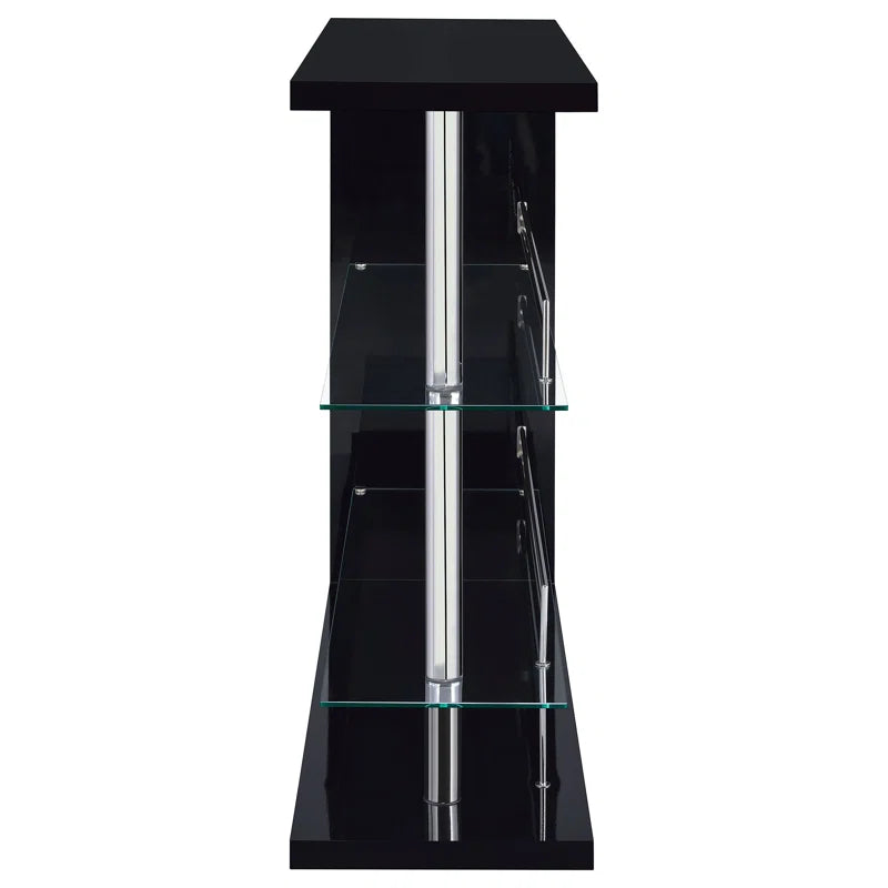 Kwesi Rectangular 2-Shelf Bar Unit - Only Bar Included