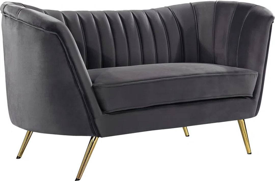Tiberius 65'' Velvet Loveseat