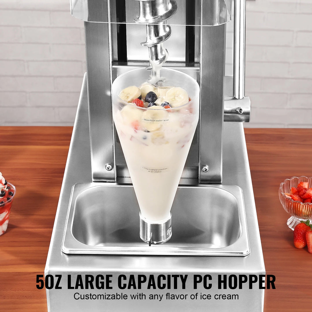Ice Cream Blender, High-Speed Ice Cream Maker Mixer Stir Machine, Stepless Speed Adjustment