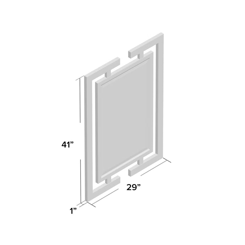 Joshvin Modern & Contemporary Beveled Accent Mirror