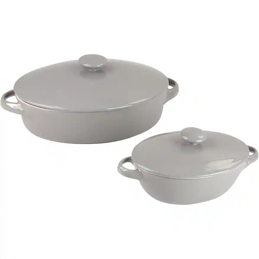 Sienna Covered Casserole 10" and 7" Bakeware Set