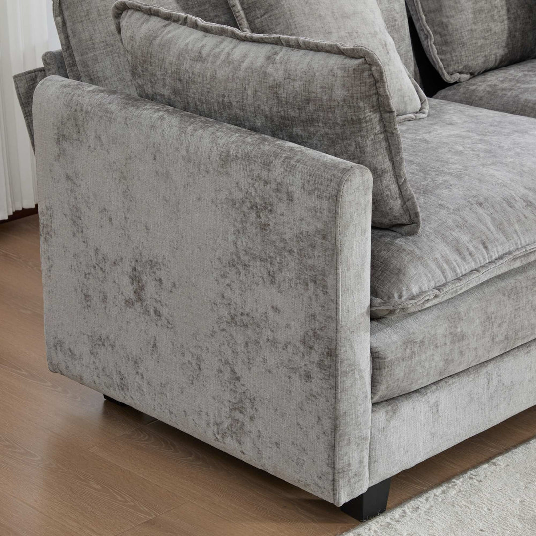 Cloud Sofa Loveseat,Modern Sectional Couch,Comfy Double Layer Upholstered Seat Cushion