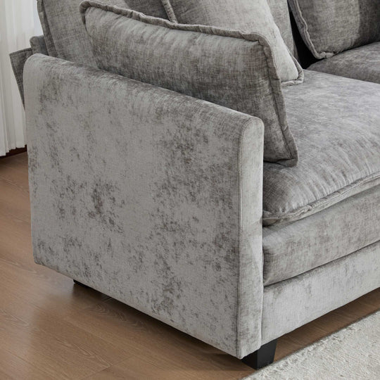 Cloud Sofa Loveseat,Modern Sectional Couch,Comfy Double Layer Upholstered Seat Cushion