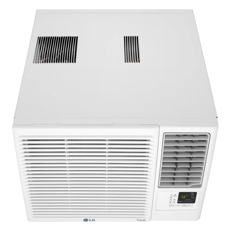 115-Volt Window Air Conditioner with Cool, Heat and Wi-Fi Control in White