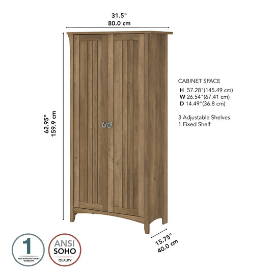 Salinas Bathroom Storage Cabinet with Doors by