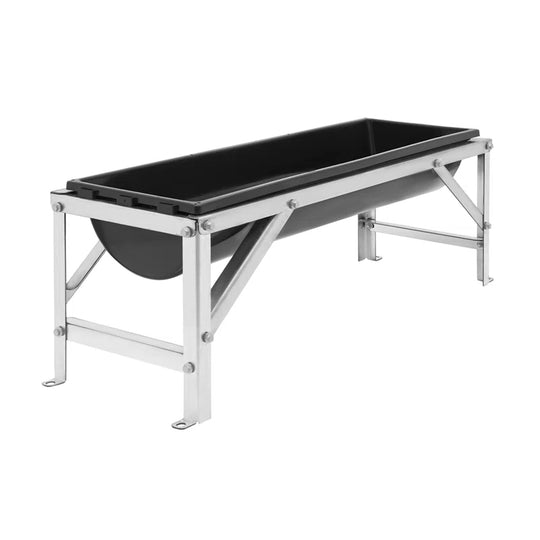 Livestock Feed Trough Long Large Capacity Feeder with Stand