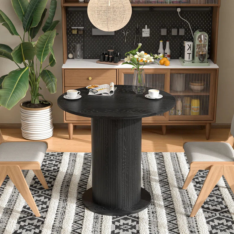 Round Dining Table, Farmhouse Kitchen Table for Kitchen Living Room