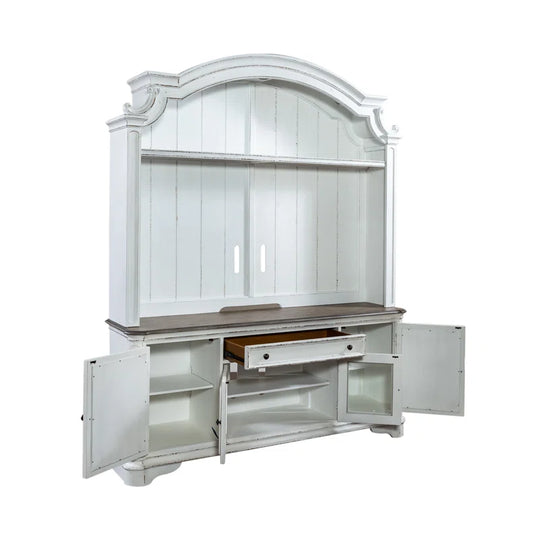 Colchester Entertainment Center for Tvs up to 80" - Antique White
