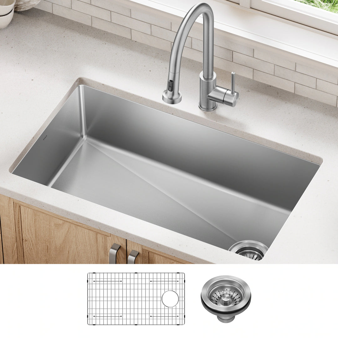 Fairlane Undermount 18 Gauge Stainless Steel Kitchen Sink
