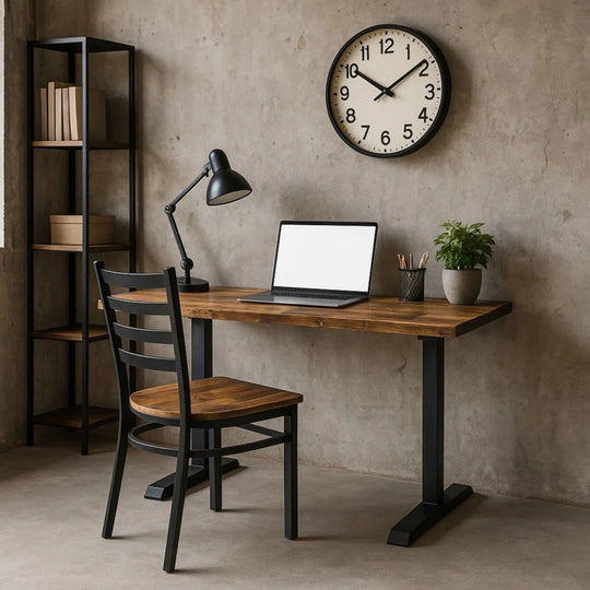 The Rustic Harvest Earth & Iron Desk