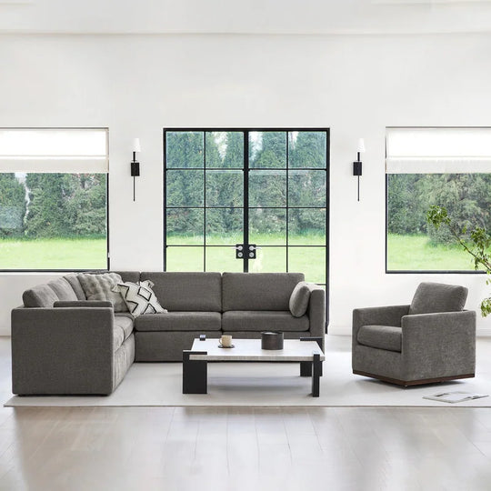 Mia Oversized Modular Sectional Fabric Sofa