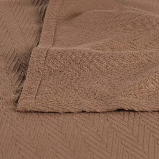 Metro Zig-Zag Chevron All-Season Bedding Cotton Blanket