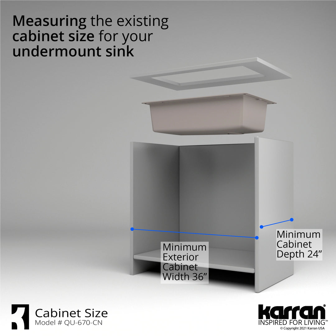 Undermount Quartz Single-Bowl Kitchen Sink