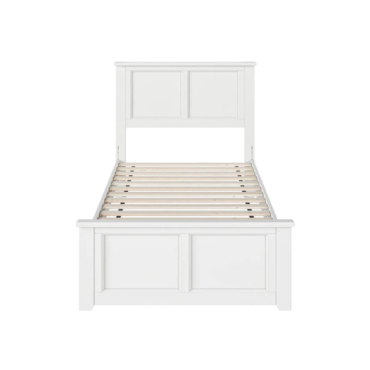 Charlotte Solid Wood Low Profile Platform Bed with Matching Footboard