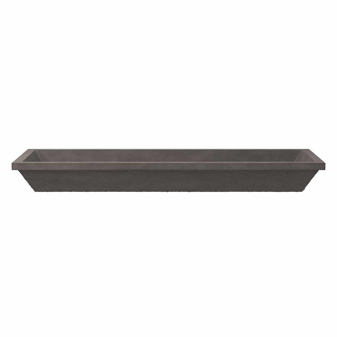Arcata Nativestone Concrete Undermount Trough Bathroom Sink