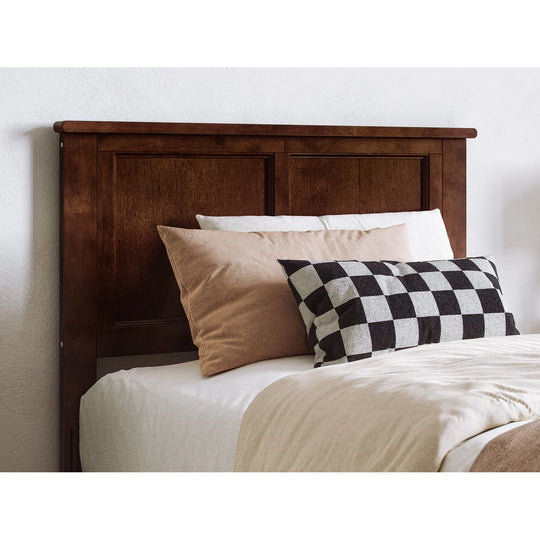 Charlotte Solid Wood Low Profile Platform Bed with Matching Footboard