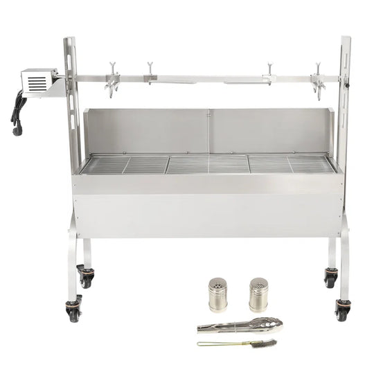 Single Burner Freestanding Wood Burning Gas Grill