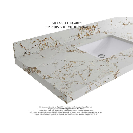 Willow Collection 84 in W X 22 in D X 36 in H Boston Double Bowl Sink Bathroom Vanity with Countertop