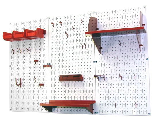 Pegboard Standard Tool Storage 32" H X 48" W Kit