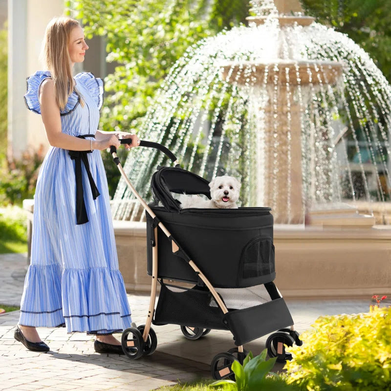 Petsite Foldable Pet Stroller