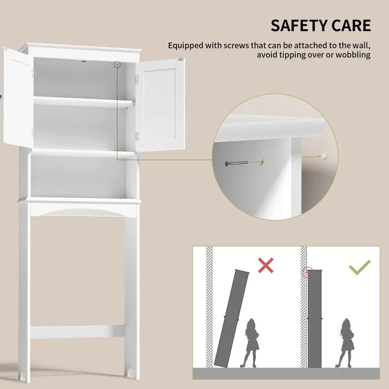 Bathroom Storage Cabinet, Toilet Storage Cabinet, Bathroom Shelf over the Toilet, Space Saver Toilet