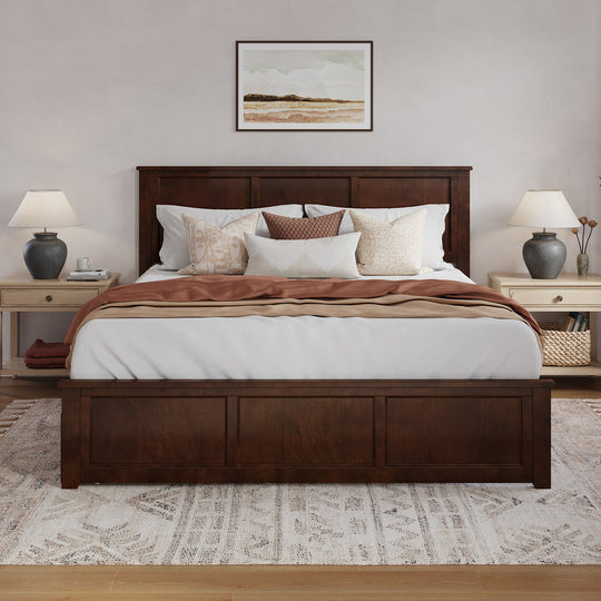 Madison Platform Bed with Matching Footboard & Trundle