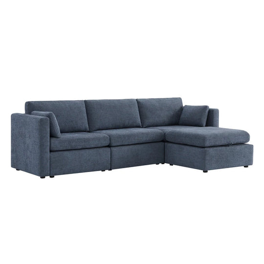 Mia Oversized Modular Sectional Fabric Sofa
