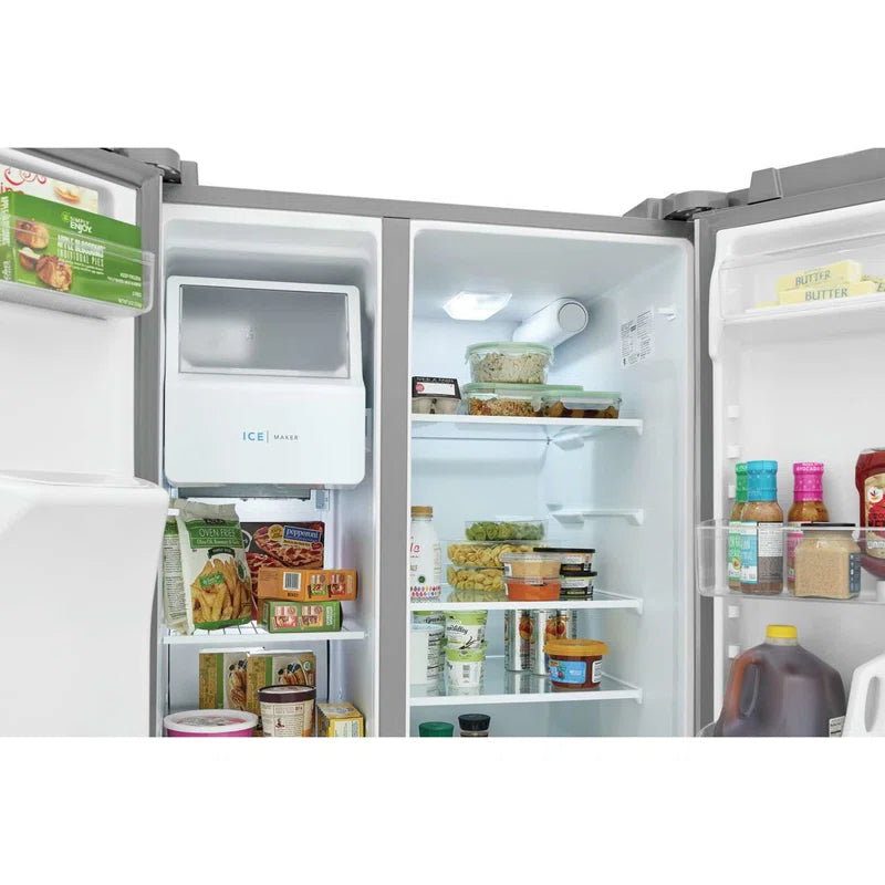 26 Cu. Ft. 36" Side by Side Refrigerator with Eventemp Cooling System