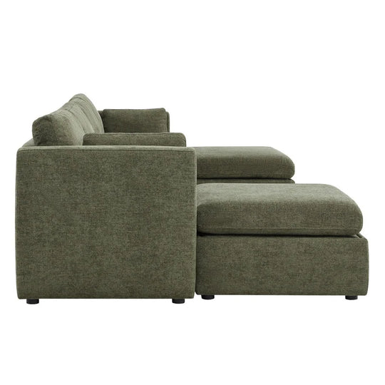 Mia Oversized Modular Sectional Fabric Sofa
