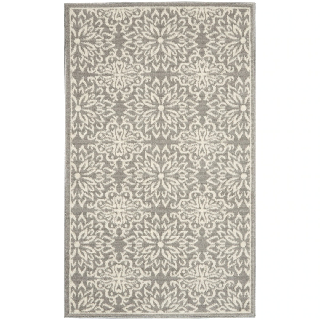 Jubilant Floral Medallion Area Rug
