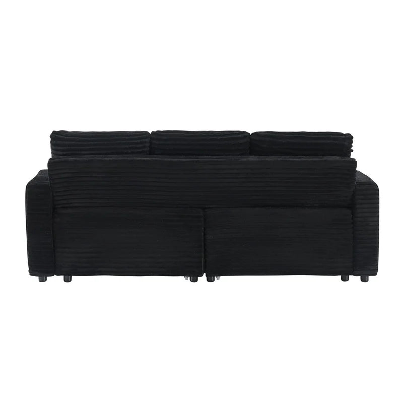 80" Cordylona Sofa, Cup Holder, Ottoman Storage