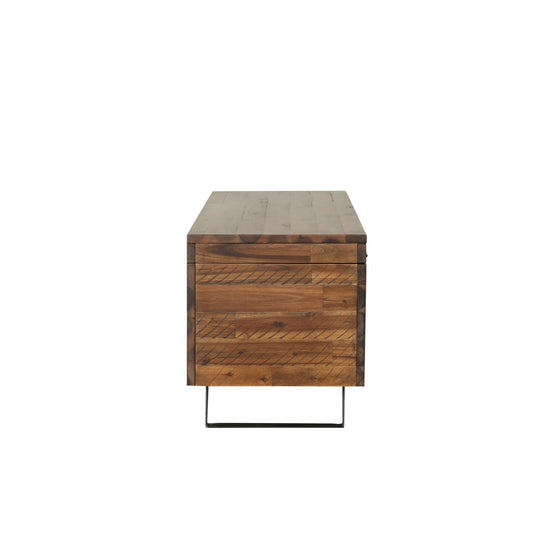 Broadmore 46-Inch Acacia Wood Storage Bench