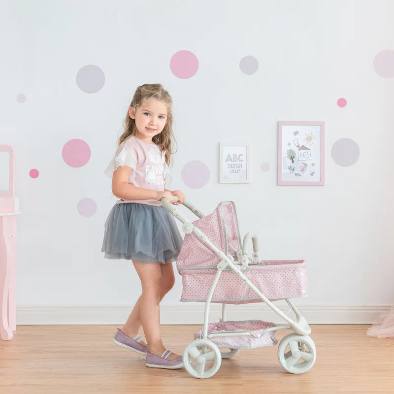 Olivia'S Little World Doll 2-In-1 Convertible Stroller