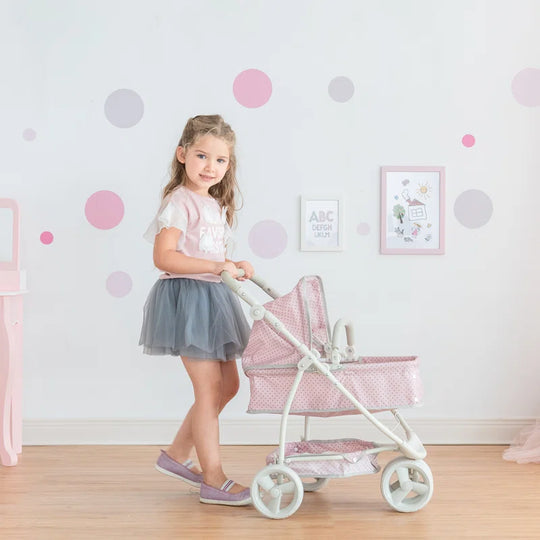 Olivia'S Little World Doll 2-In-1 Convertible Stroller