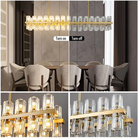 Wagon Wheel Chandelier with Crystal Shade